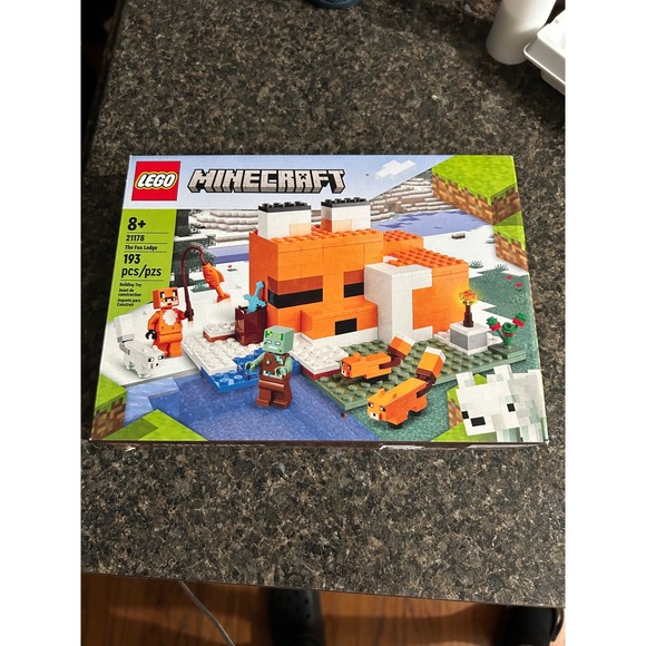 Lego Other - LEGO Minecraft The Fox Lodge 21178 Building Toy Set 193 Pieces New